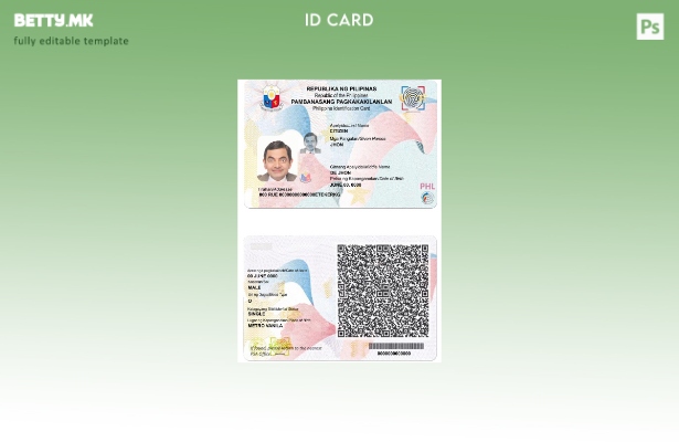 Модерен стил Филипини ID (сегашен) шаблон